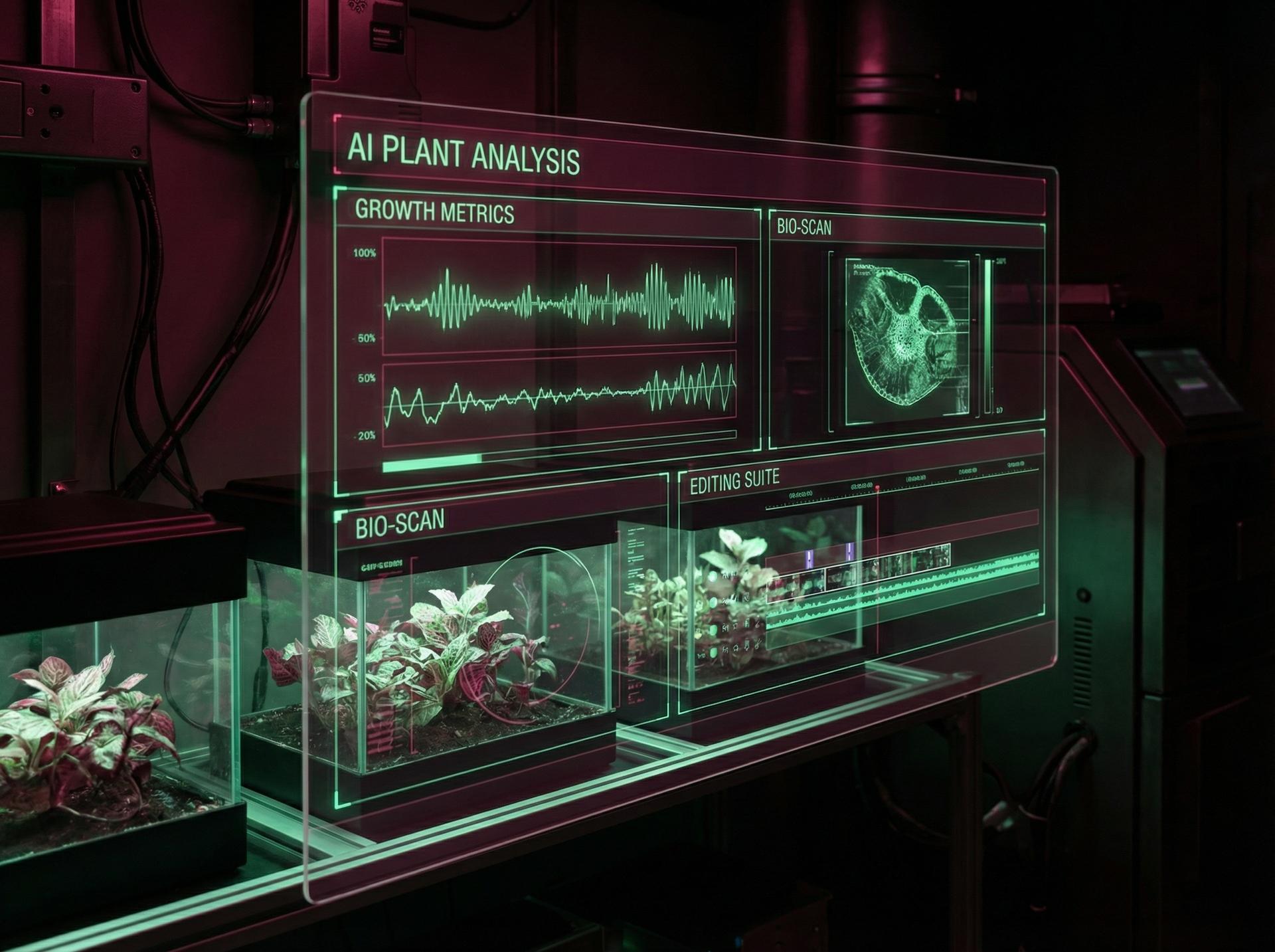 暗网 AI植物视频剪辑